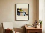 Petting A Happy Cat framed in a focused room thumbnail