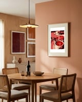 Red Coffee Morning framed in a intimate room thumbnail