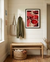 Red Coffee Morning framed in a relaxed room thumbnail