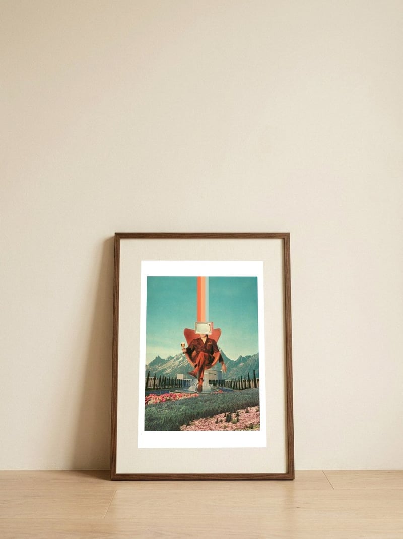 Enemy — framed, leaning against the wall