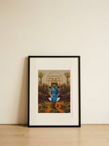 Her Asymmetries — framed, leaning against the wall thumbnail