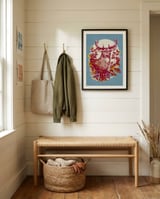 Elegant Forest Stag framed in a relaxed room thumbnail