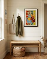 Retro Cat Jazz Band framed in a relaxed room thumbnail