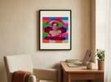 Unapologetic Colorful Portrait framed in a focused room thumbnail