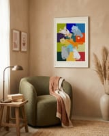 Playful Cats With Yarn framed in a tender room thumbnail
