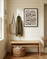 Vintage Floral Pattern framed in a relaxed room thumbnail