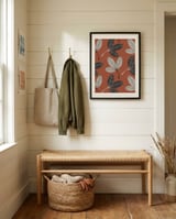 Modern Leaf Pattern framed in a relaxed room thumbnail