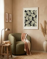Classic Dominoes Pattern framed in a tender room thumbnail