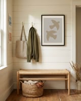 Flying Peace Doves framed in a relaxed room thumbnail