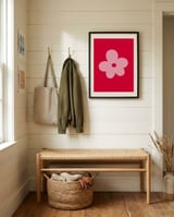Sweet Pink Flower framed in a relaxed room thumbnail