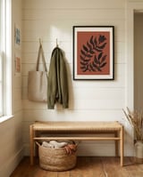 Earthy Botanical Bloom framed in a relaxed room thumbnail
