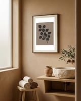 Minimalist Botanical Leaves framed in a serene room thumbnail