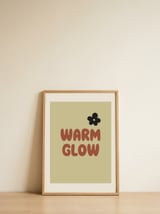 Warm Glow Flower — framed, leaning against the wall thumbnail