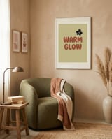 Warm Glow Flower framed in a tender room thumbnail