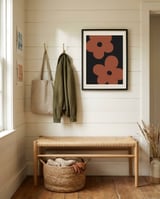 Organic Terracotta Blooms framed in a relaxed room thumbnail