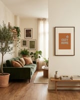 Cozy Home Comfort framed in a grounding room thumbnail