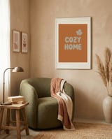 Cozy Home Comfort framed in a tender room thumbnail
