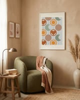 Dreamy Celestial Ornaments framed in a tender room thumbnail