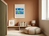 Whimsical Ocean Friends framed in a gentle room thumbnail