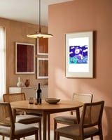Purple Lion's Dream framed in a intimate room thumbnail