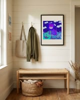 Purple Lion's Dream framed in a relaxed room thumbnail
