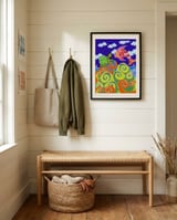 Happy Ocean Friends framed in a relaxed room thumbnail