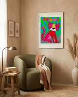 One Little Tiger framed in a tender room thumbnail