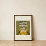 Pop Art Rumors Woman — framed, leaning against the wall thumbnail
