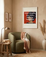 Resilient Woman Moving Forward framed in a tender room thumbnail