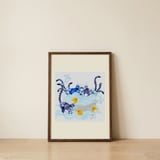 Lemurs Bubble Bath — framed, leaning against the wall thumbnail
