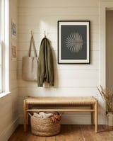 Minimalist Palm Frond framed in a relaxed room thumbnail