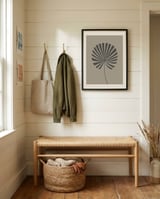 Organic Fan Leaf framed in a relaxed room thumbnail