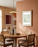 Soft Botanical Leaf framed in a intimate room thumbnail