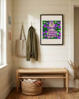 Cute Bunny Safe Quote framed in a relaxed room thumbnail