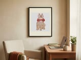 Cool Bunny Glasses framed in a focused room thumbnail
