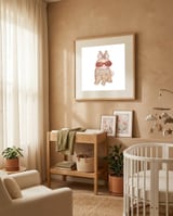 Cool Bunny Glasses framed in a tender room thumbnail