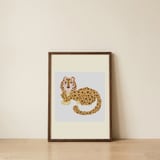 **Cute Spotted Leopard** — framed, leaning against the wall thumbnail