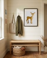 Sweet Spotted Fawn framed in a relaxed room thumbnail
