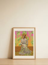 Regal Jungle Queen — framed, leaning against the wall thumbnail
