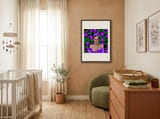 Vibrant Floral Portrait framed in a tender room thumbnail