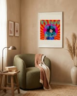Bold Woman Pop Art Quote framed in a tender room thumbnail