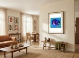 Vibrant Mod Fashion framed in a grounding room thumbnail
