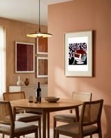 Glamorous Retro Egg Chair framed in a intimate room thumbnail