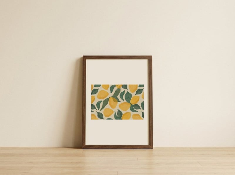 Limen — framed, leaning against the wall
