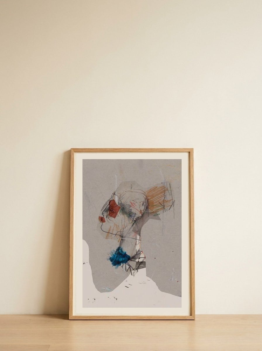 Posh — framed, leaning against the wall