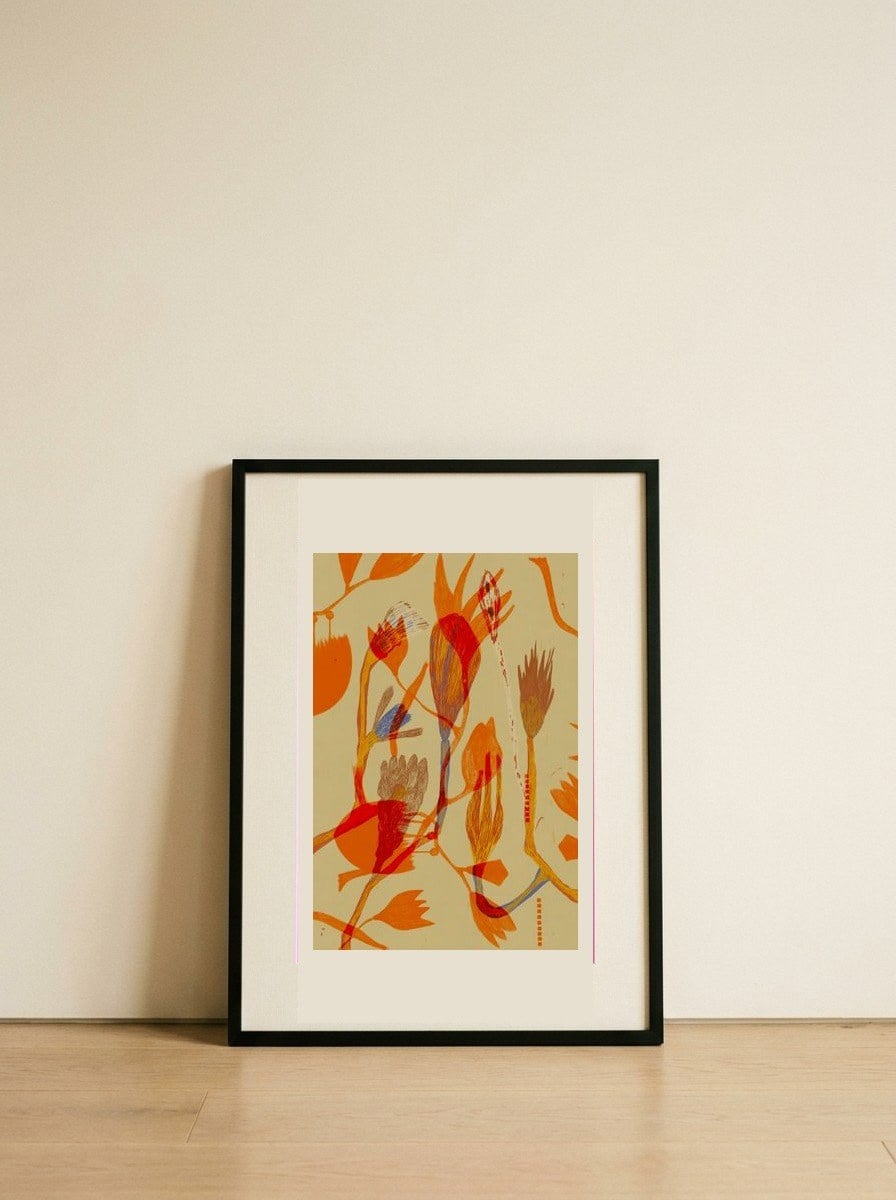 Dag — framed, leaning against the wall