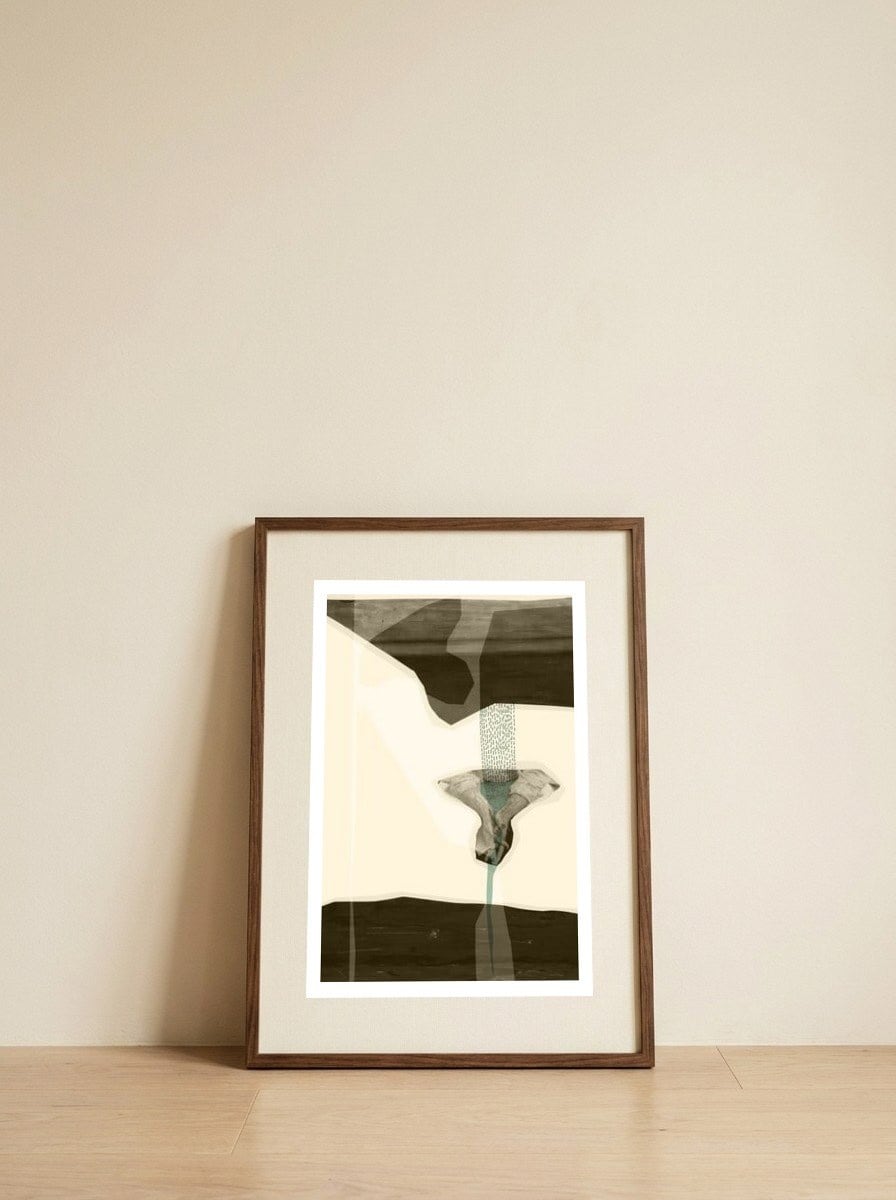 Mirage — framed, leaning against the wall