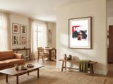 Love Black Woman Portrait framed in a grounding room thumbnail