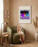 Vibrant Disco Women framed in a tender room thumbnail
