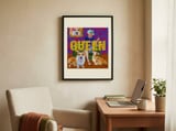 Pop Art Queen Corgis framed in a focused room thumbnail